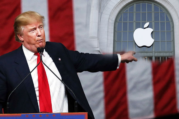 Трамп Apple компаниясына ренішін жеткізді Трамп Apple компаниясына ренішін жеткізді - на politic.bugin.kz